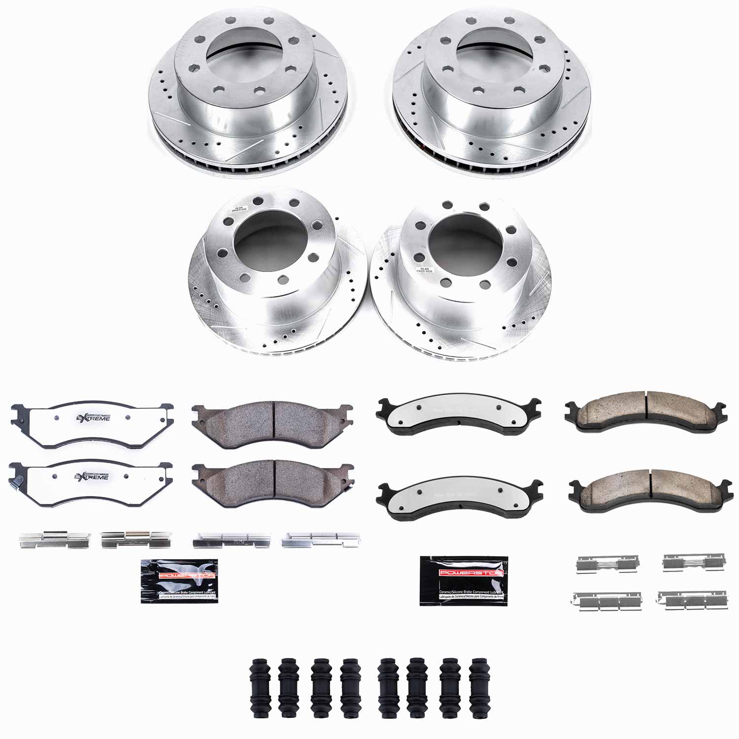 Z36 Truck and SUV Carbon-Fiber Ceramic Brake Pad and Drilled & Slotted Rotor Kit