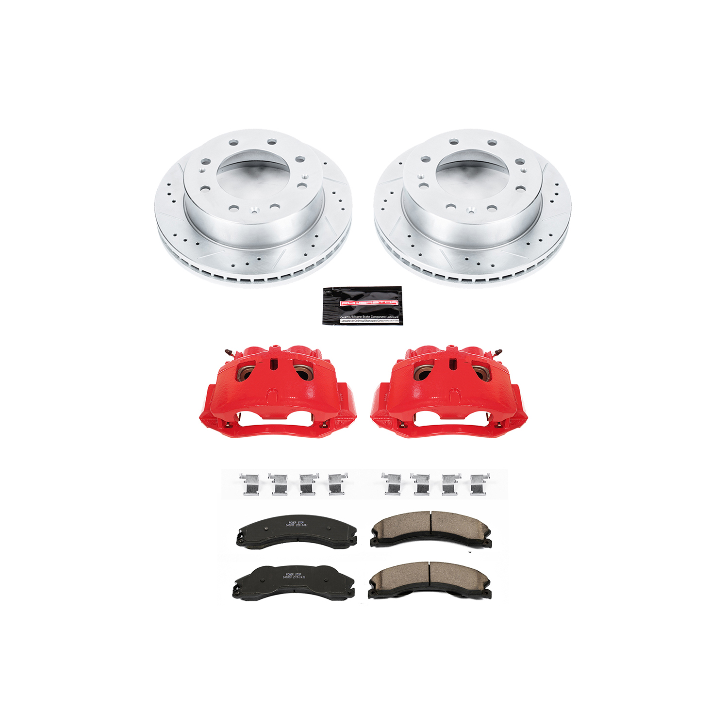 Z23 Daily Driver Carbon-Fiber Ceramic Pads Drilled & Slotted Rotor & Caliper Kit
