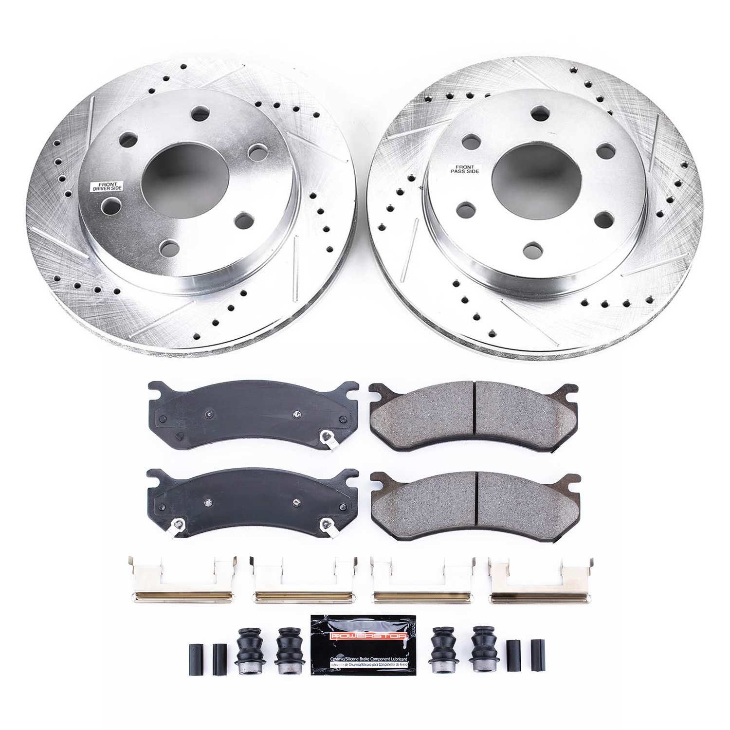 Z23 Daily Driver Carbon-Fiber Ceramic Brake Pad and Drilled & Slotted Rotor Kit