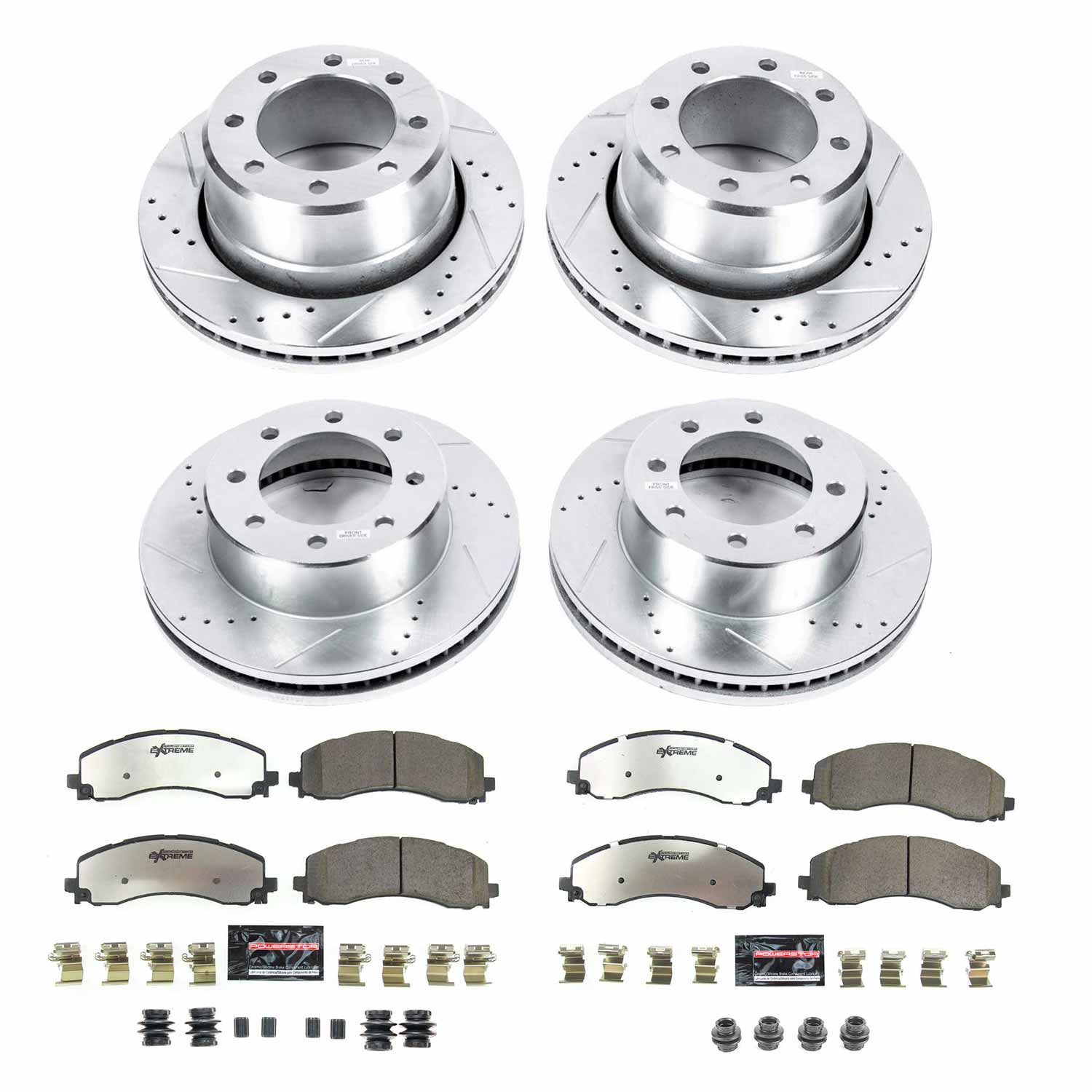 Z36 Truck and SUV Carbon-Fiber Ceramic Brake Pad and Drilled & Slotted Rotor Kit