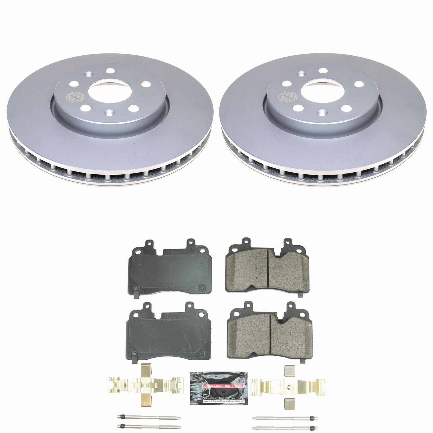 Z23 Daily Driver Carbon-Fiber Ceramic Brake Pad and Coated Rotor Kit