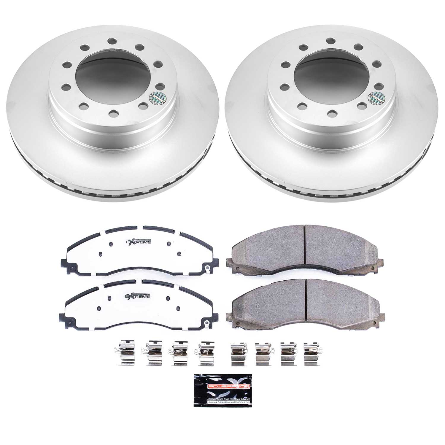 Z36 Truck & Tow Carbon-Fiber Ceramic Brake Pad and Coated Rotor Kit