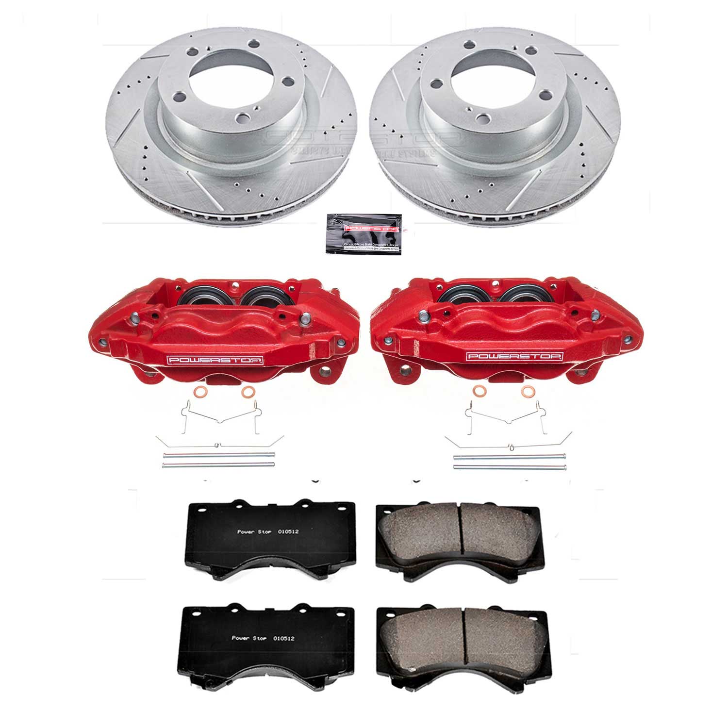 Z23 Daily Driver Carbon-Fiber Ceramic Pads Drilled & Slotted Rotor & Caliper Kit