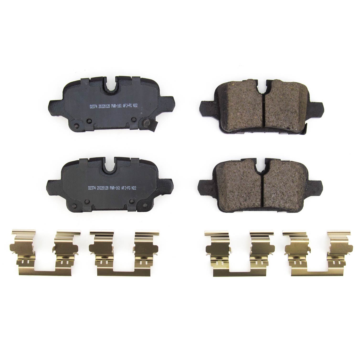 Z17 Low-Dust Ceramic Brake Pads with Hardware