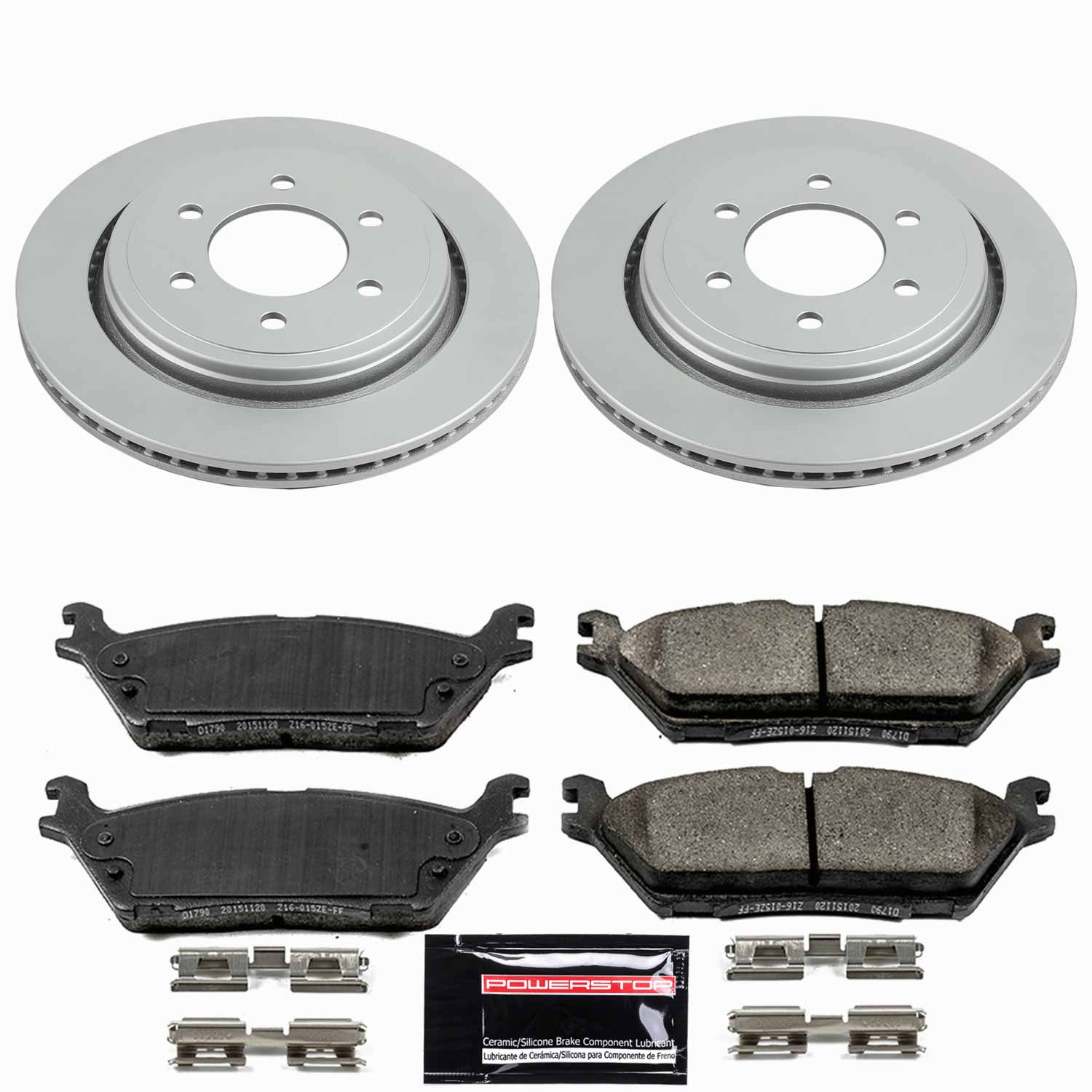 Z23 Daily Driver Carbon-Fiber Ceramic Brake Pad and Coated Rotor Kit