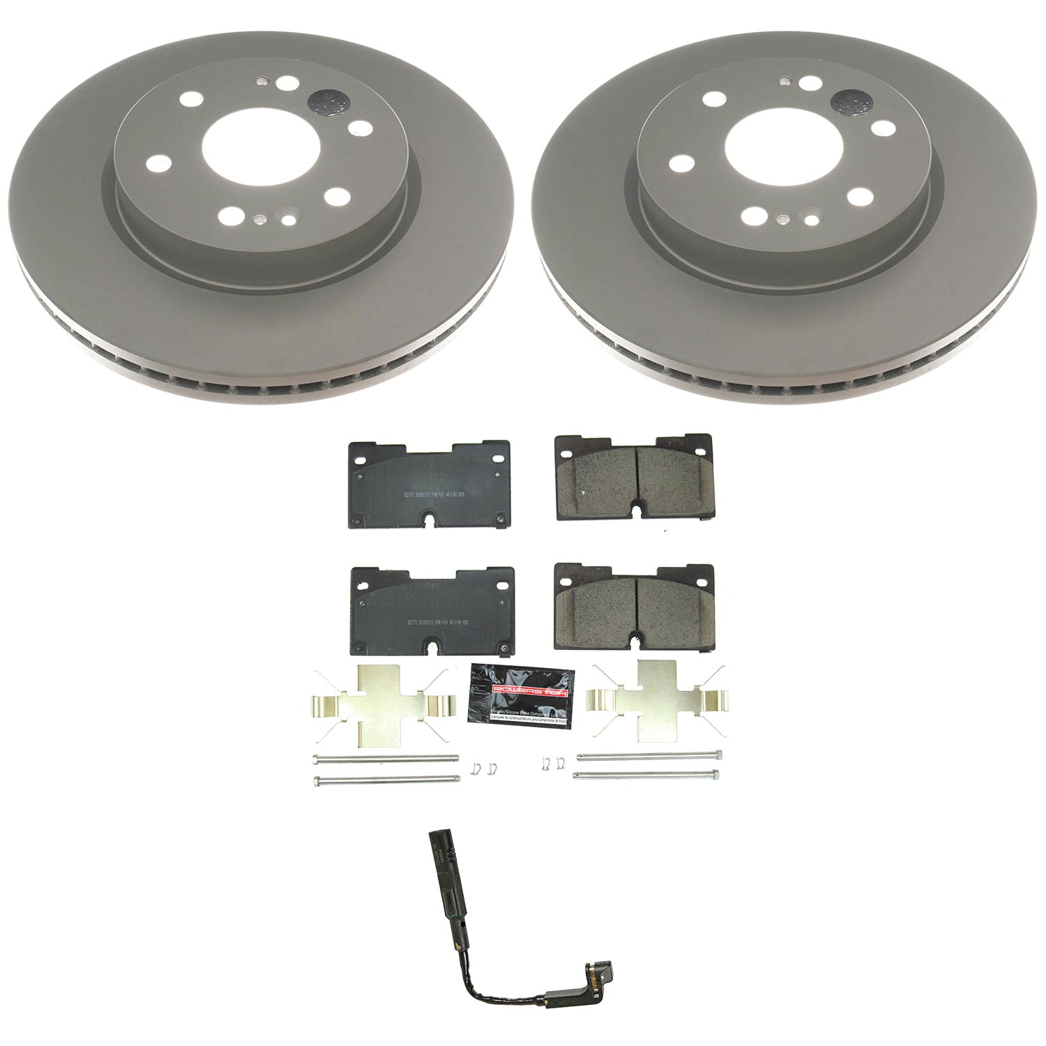 Z23 Daily Driver Carbon-Fiber Ceramic Brake Pad and Coated Rotor Kit