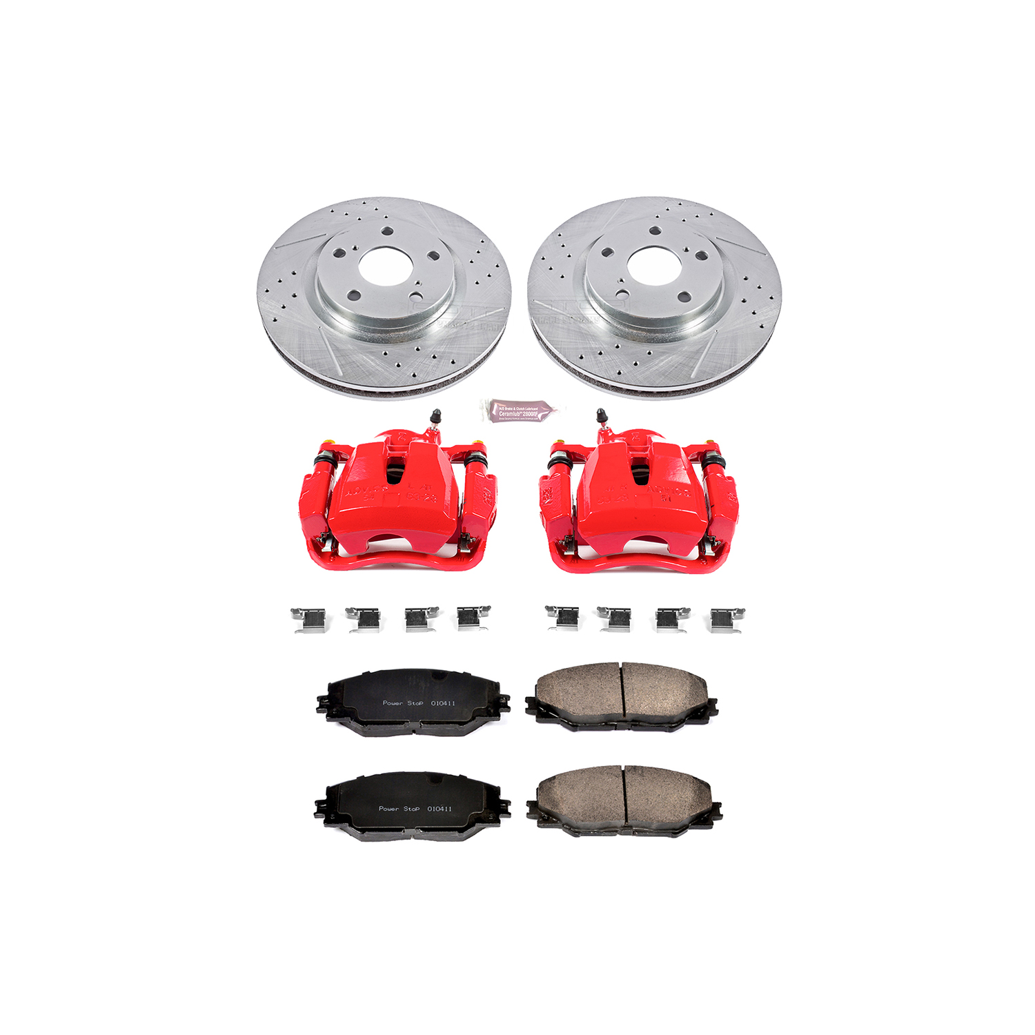 Z23 Daily Driver Carbon-Fiber Ceramic Pads Drilled & Slotted Rotor & Caliper Kit