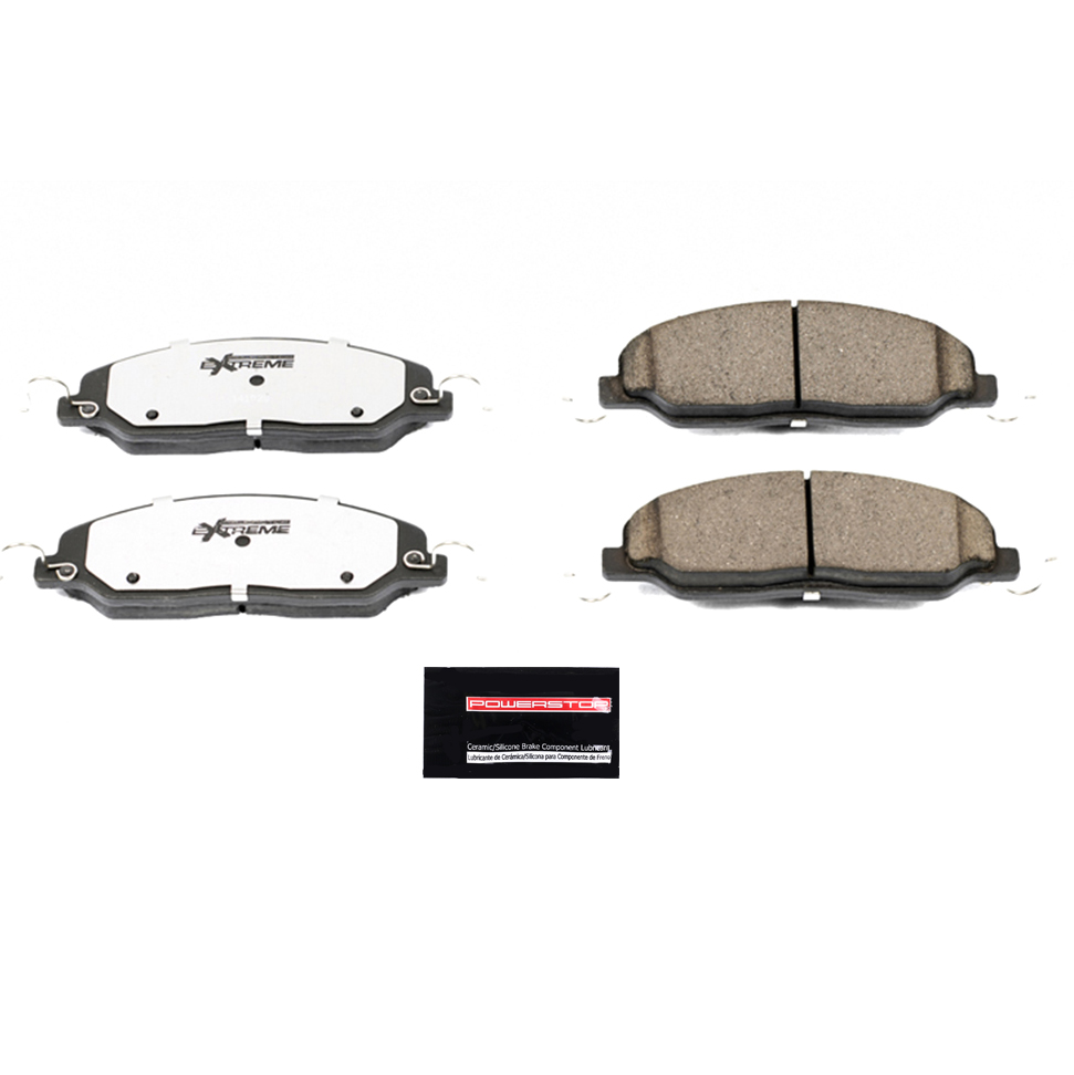 Z26 Performance Carbon-Fiber Ceramic Brake Pads with Hardware Kit