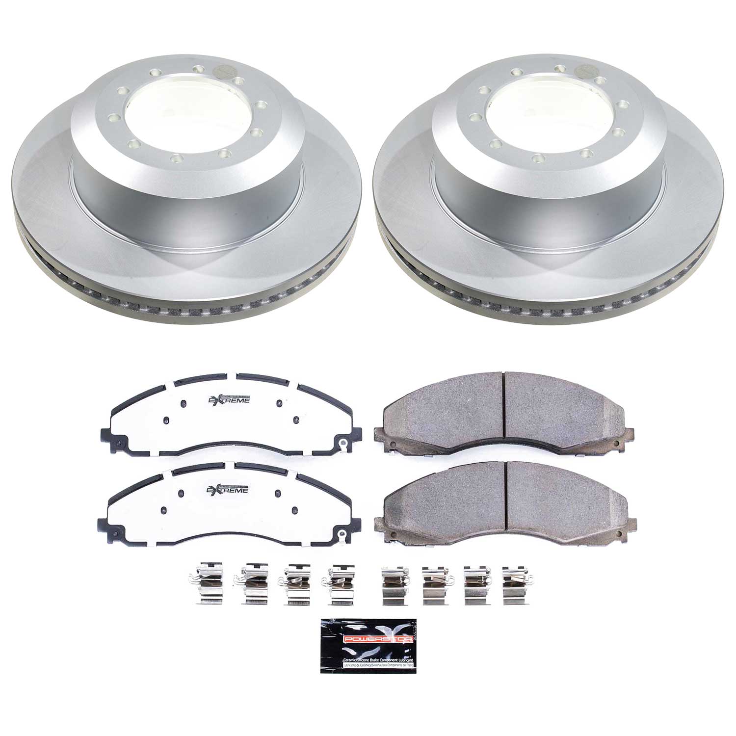 Z36 Truck & Tow Carbon-Fiber Ceramic Brake Pad and Coated Rotor Kit