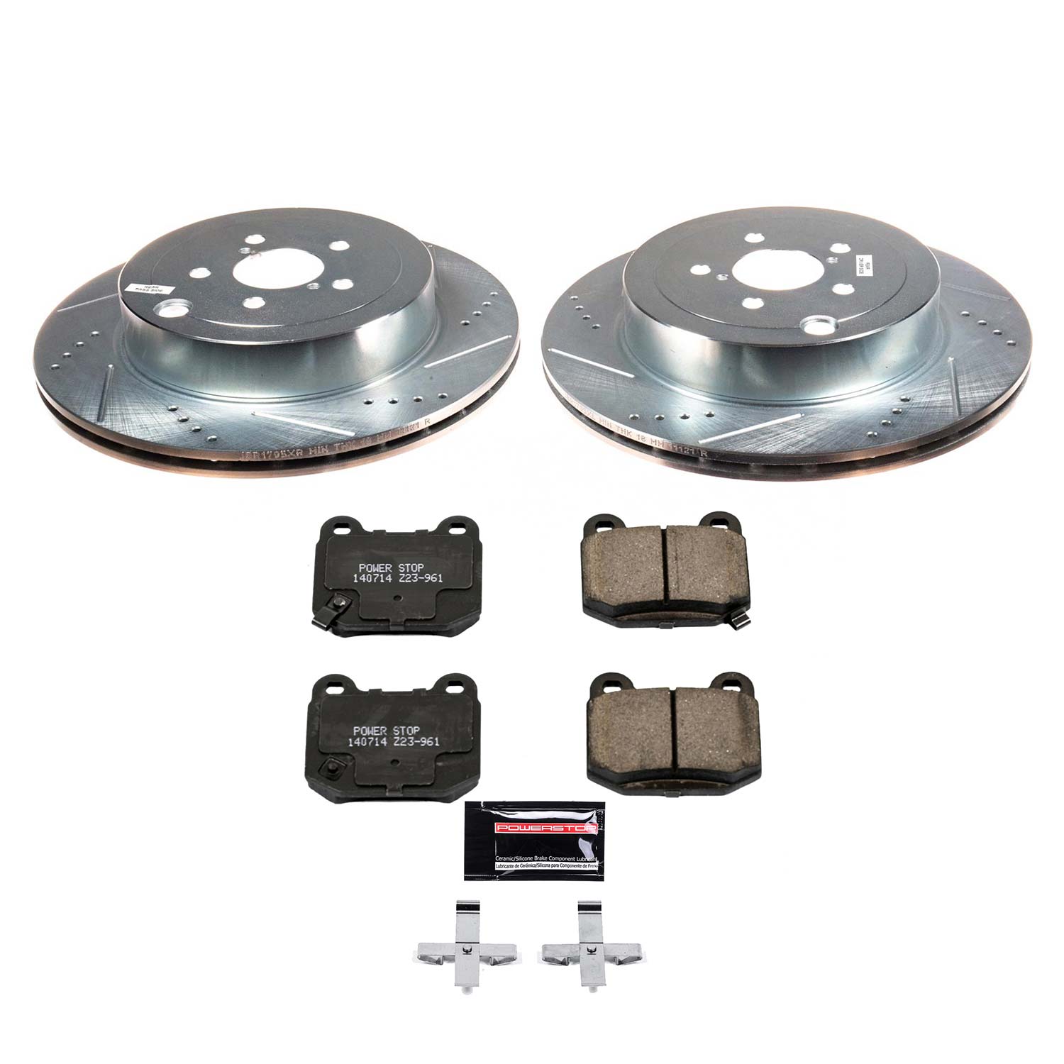 Z23 Daily Driver Carbon-Fiber Ceramic Brake Pad and Drilled & Slotted Rotor Kit