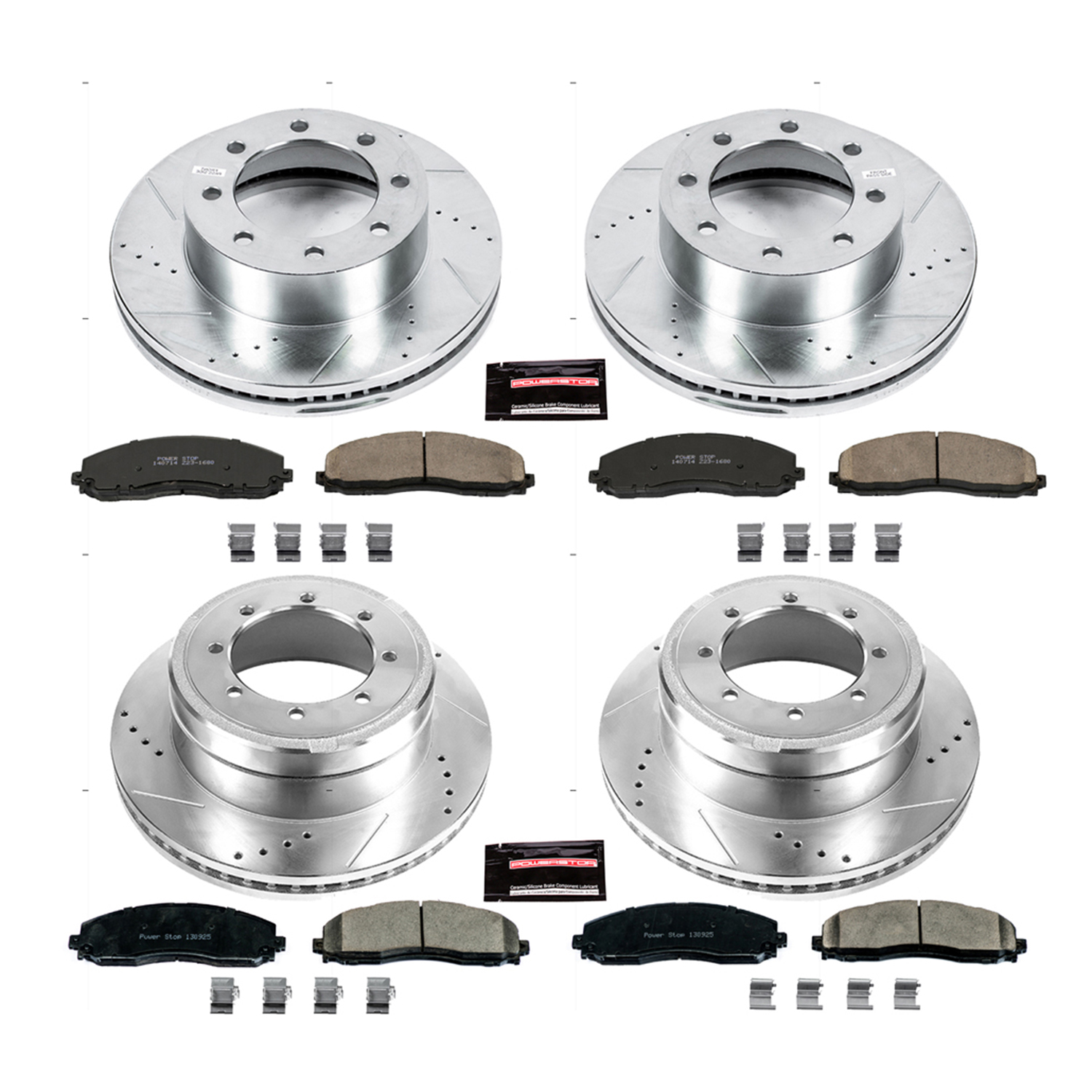 Z23 Daily Driver Carbon-Fiber Ceramic Brake Pad and Drilled & Slotted Rotor Kit