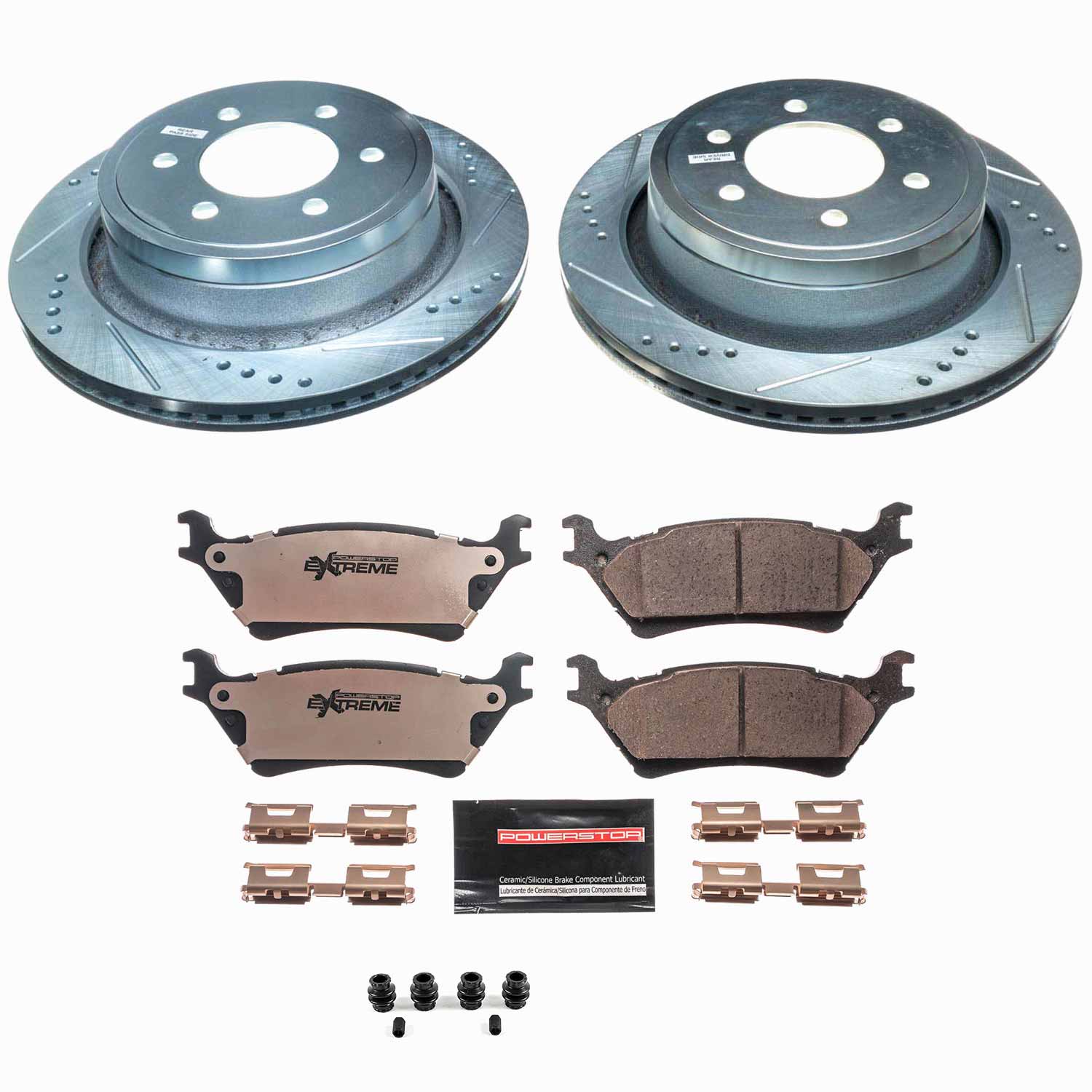 Z36 Truck and SUV Carbon-Fiber Ceramic Brake Pad and Drilled & Slotted Rotor Kit