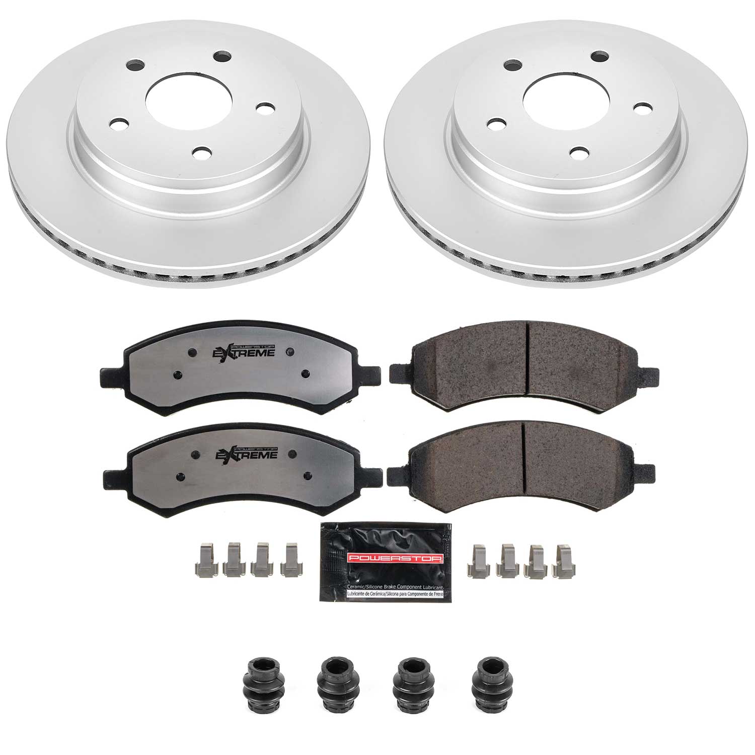 Z36 Truck & Tow Carbon-Fiber Ceramic Brake Pad and Coated Rotor Kit