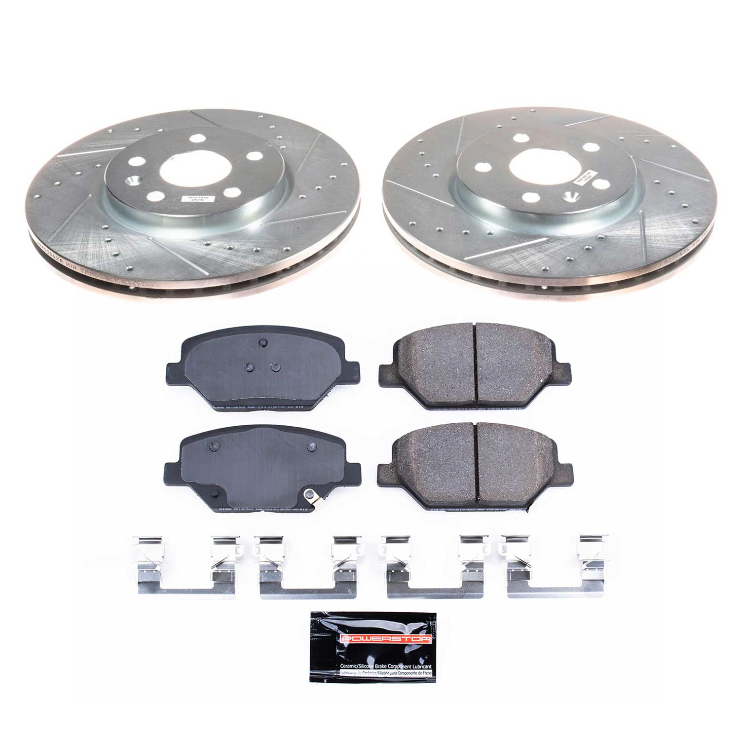 Z23 Daily Driver Carbon-Fiber Ceramic Brake Pad and Drilled & Slotted Rotor Kit