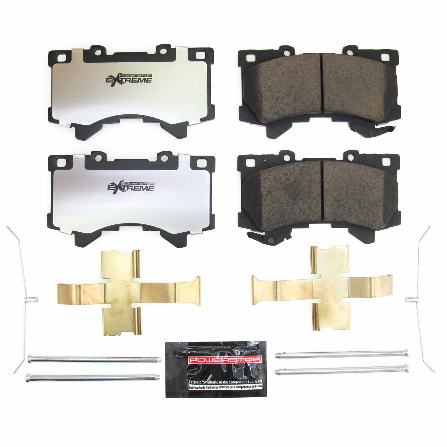 Z36 Truck and SUV Carbon-Fiber Ceramic Brake Pads with Hardware Kit