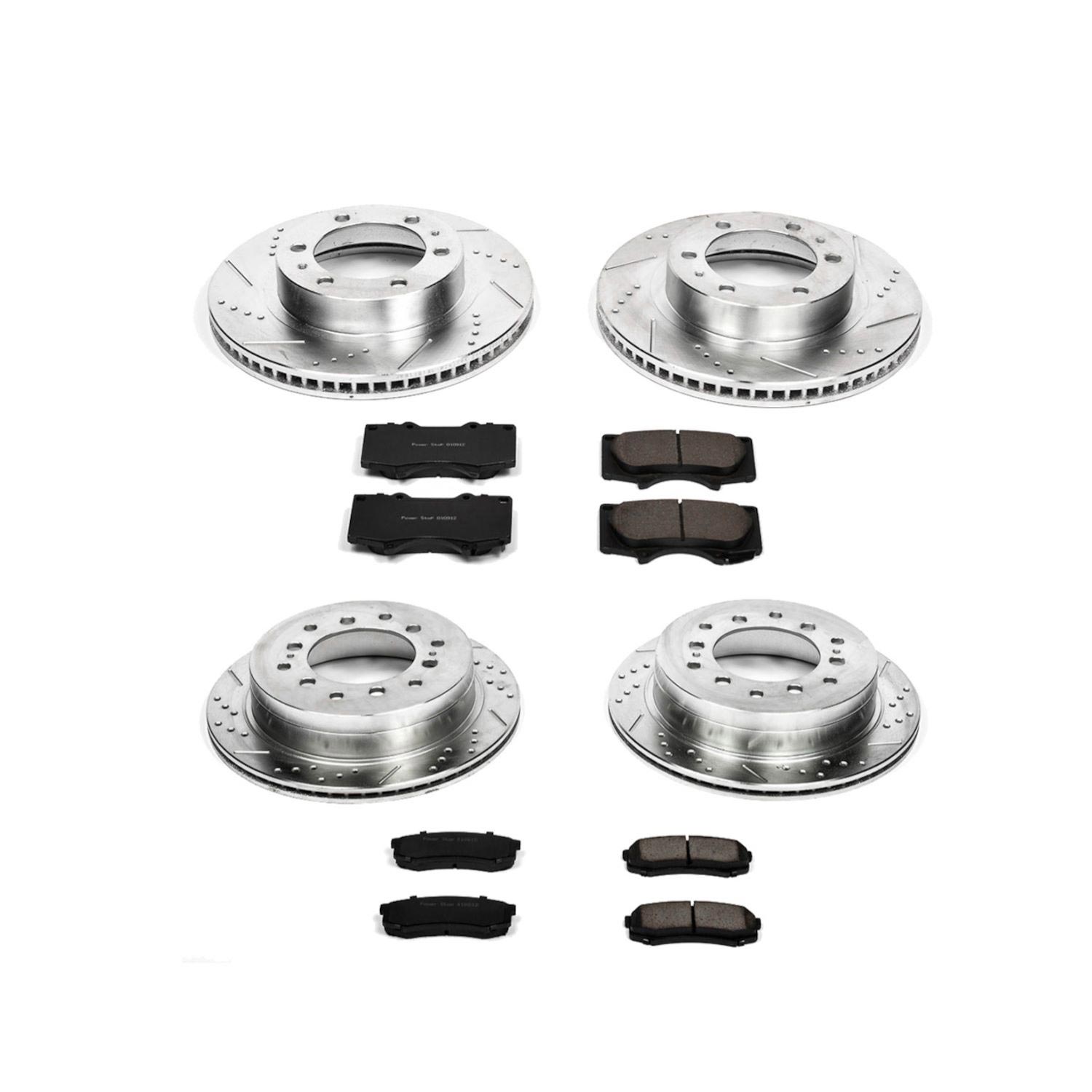 Z23 Daily Driver Carbon-Fiber Ceramic Brake Pad and Drilled & Slotted Rotor Kit