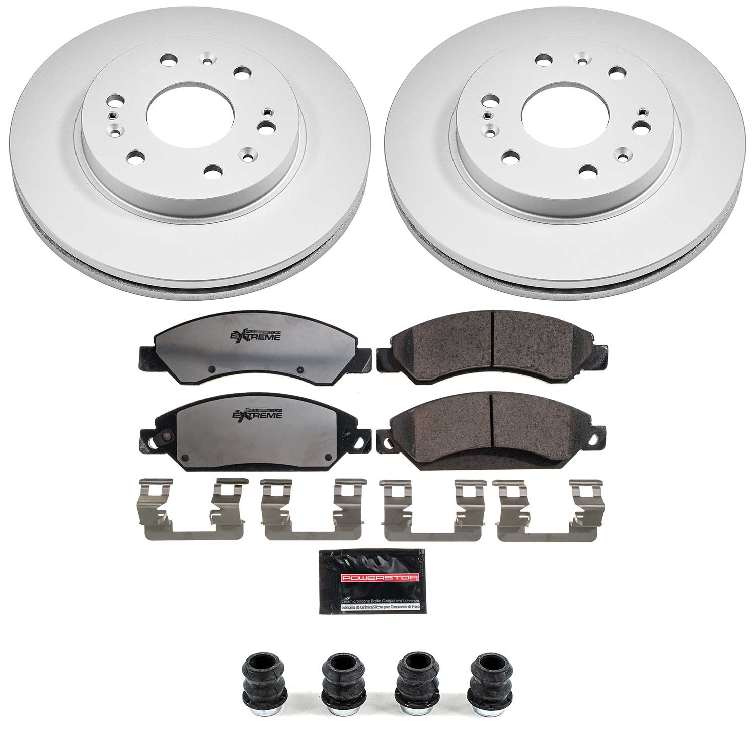 Z36 Truck & Tow Carbon-Fiber Ceramic Brake Pad and Coated Rotor Kit