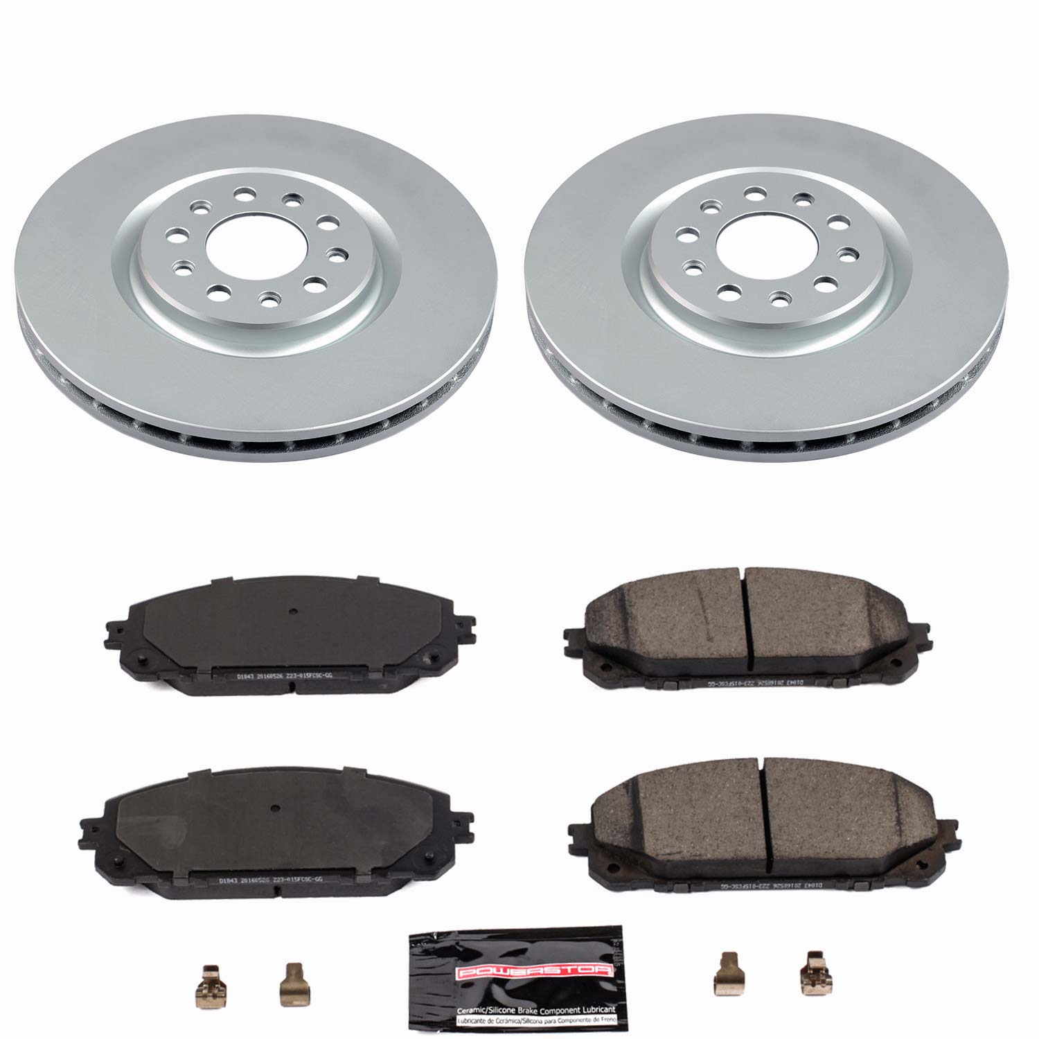Z23 Daily Driver Carbon-Fiber Ceramic Brake Pad and Coated Rotor Kit
