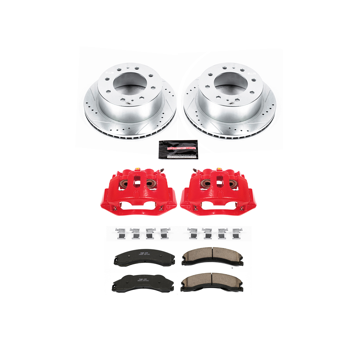 Z23 Daily Driver Carbon-Fiber Ceramic Pads Drilled & Slotted Rotor & Caliper Kit