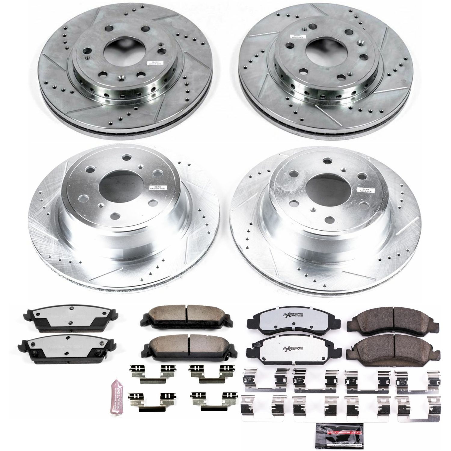 Z36 Truck and SUV Carbon-Fiber Ceramic Brake Pad and Drilled & Slotted Rotor Kit