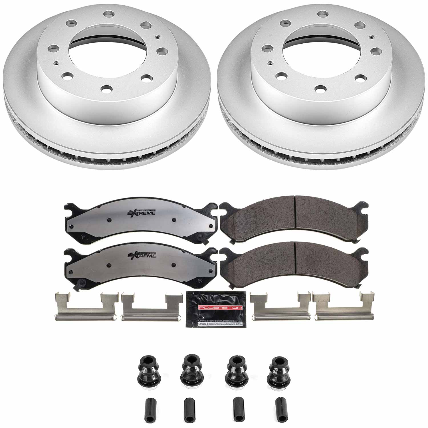 Z36 Truck & Tow Carbon-Fiber Ceramic Brake Pad and Coated Rotor Kit