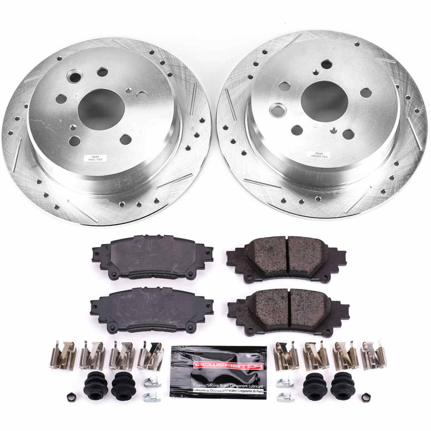 Z23 Daily Driver Carbon-Fiber Ceramic Brake Pad and Drilled & Slotted Rotor Kit
