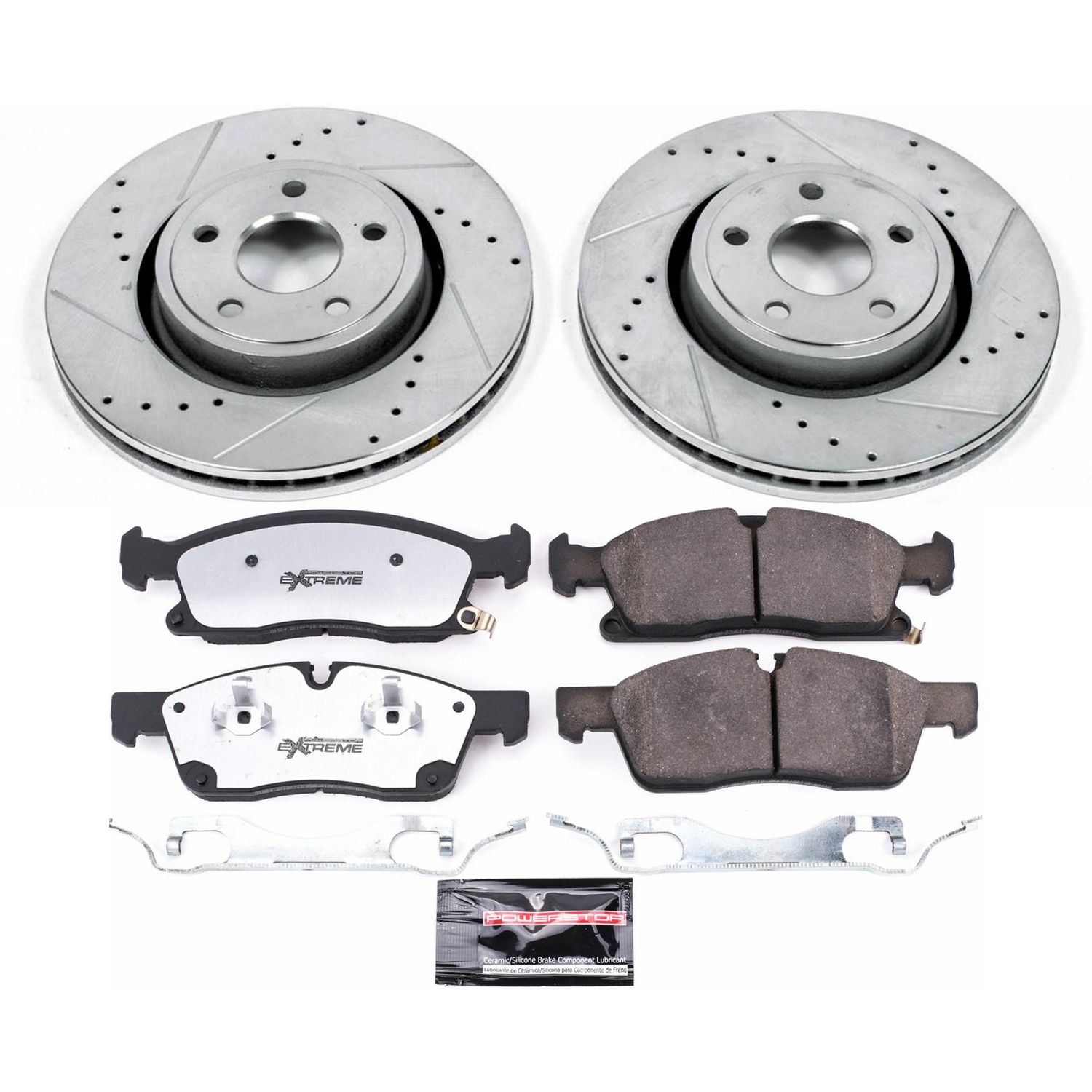 Z36 Truck and SUV Carbon-Fiber Ceramic Brake Pad and Drilled & Slotted Rotor Kit