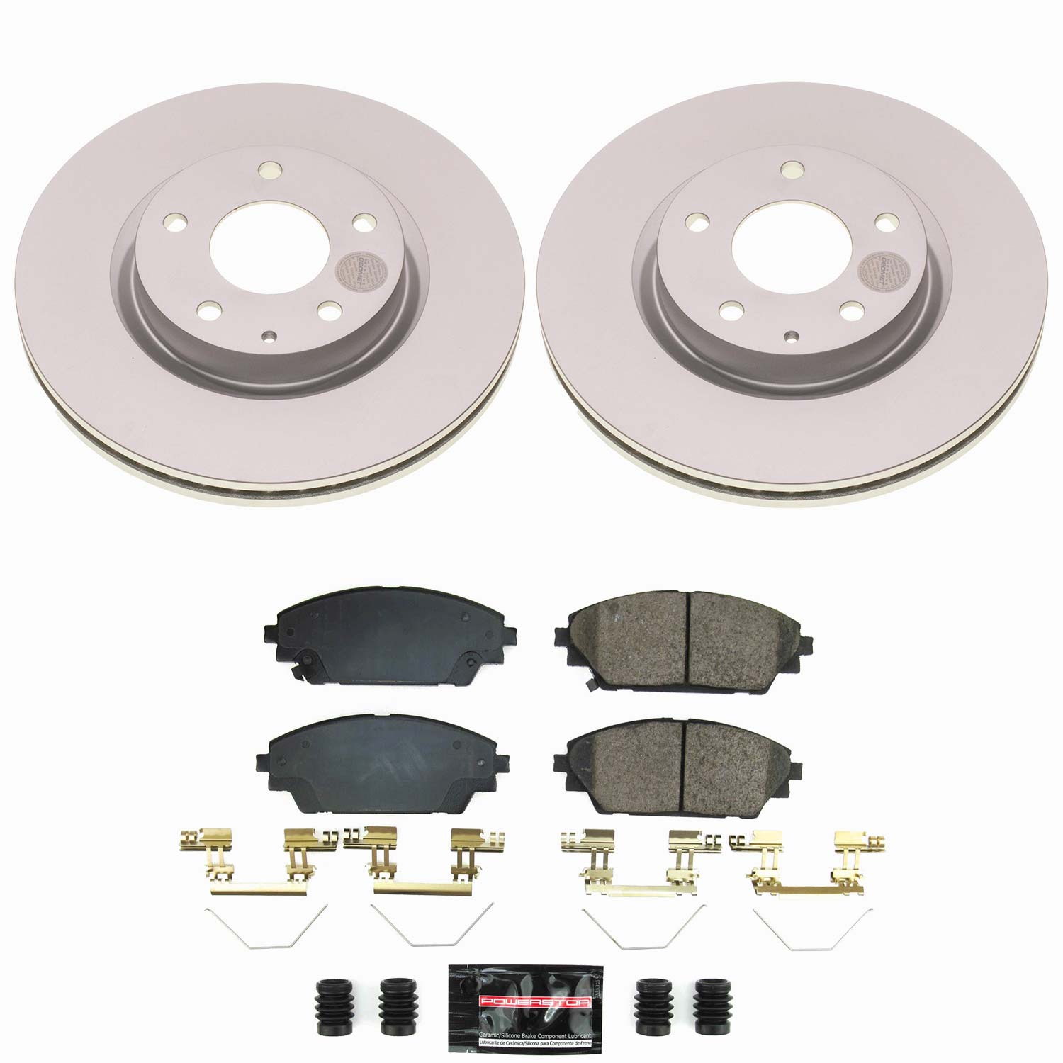 Z23 Daily Driver Carbon-Fiber Ceramic Brake Pad and Coated Rotor Kit