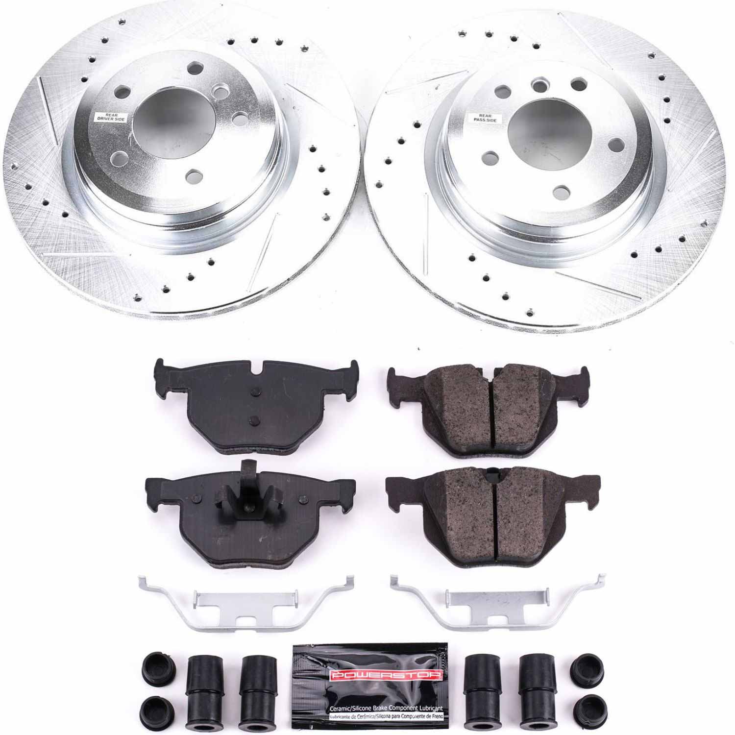 Z23 Daily Driver Carbon-Fiber Ceramic Brake Pad and Drilled & Slotted Rotor Kit