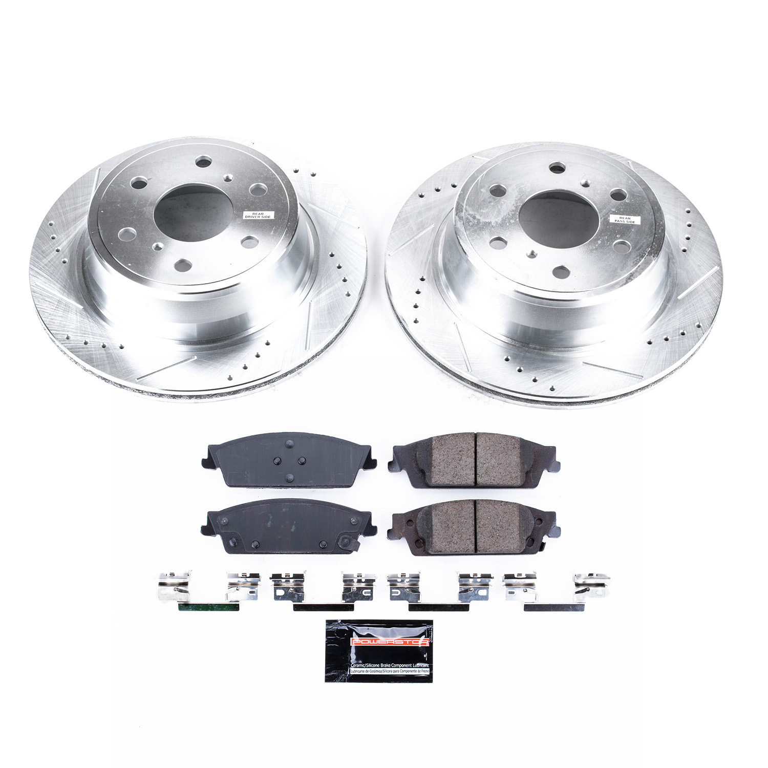 Z23 Daily Driver Carbon-Fiber Ceramic Brake Pad and Drilled & Slotted Rotor Kit