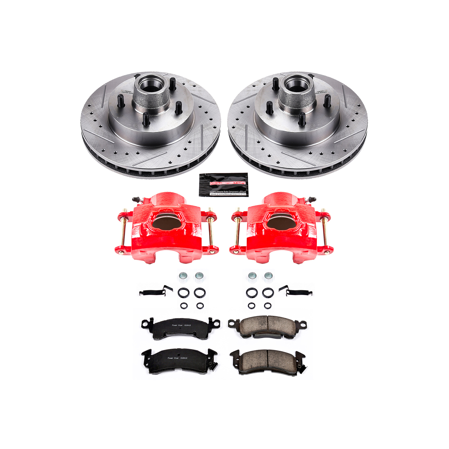 Z23 Daily Driver Carbon-Fiber Ceramic Pads Drilled & Slotted Rotor & Caliper Kit