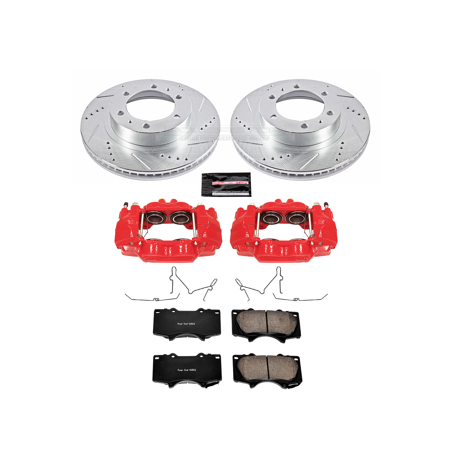 Z23 Daily Driver Carbon-Fiber Ceramic Pads Drilled & Slotted Rotor & Caliper Kit