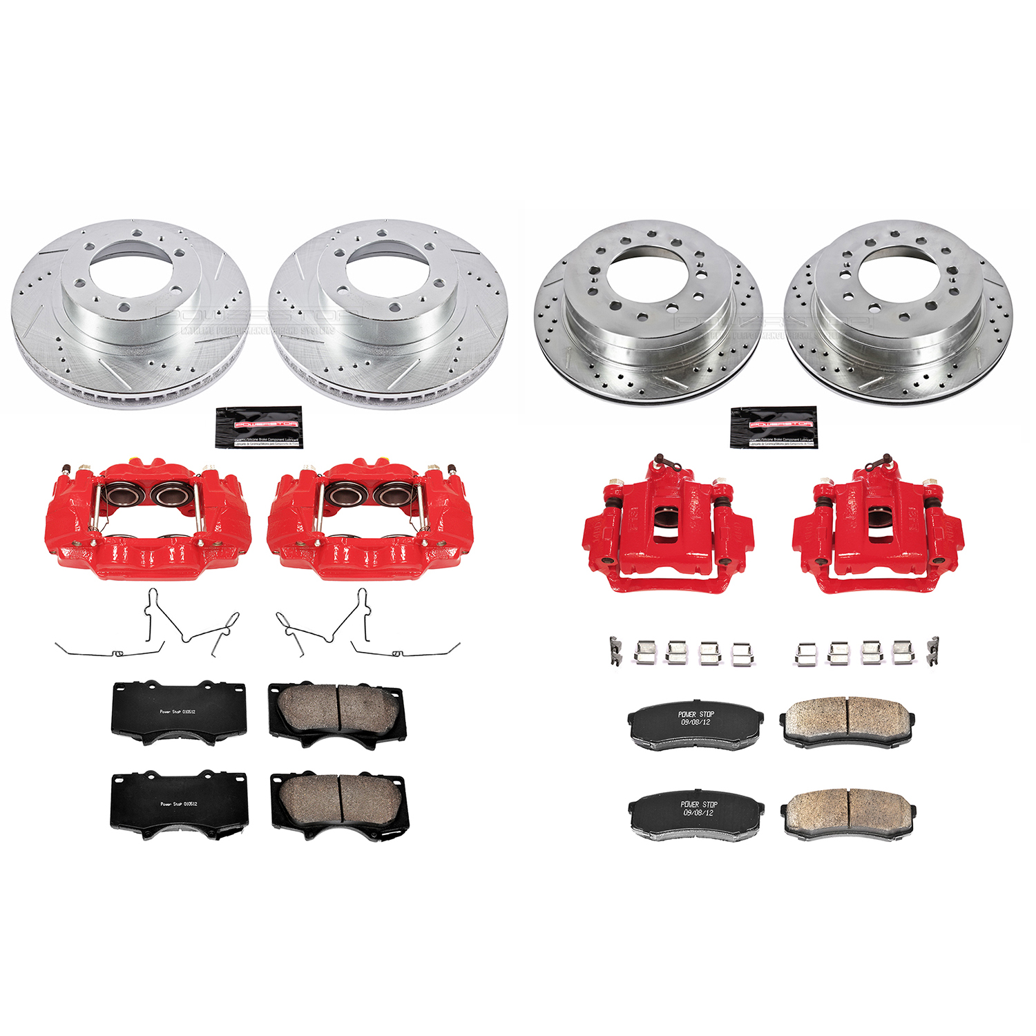 Z23 Daily Driver Carbon-Fiber Ceramic Pads Drilled & Slotted Rotor & Caliper Kit
