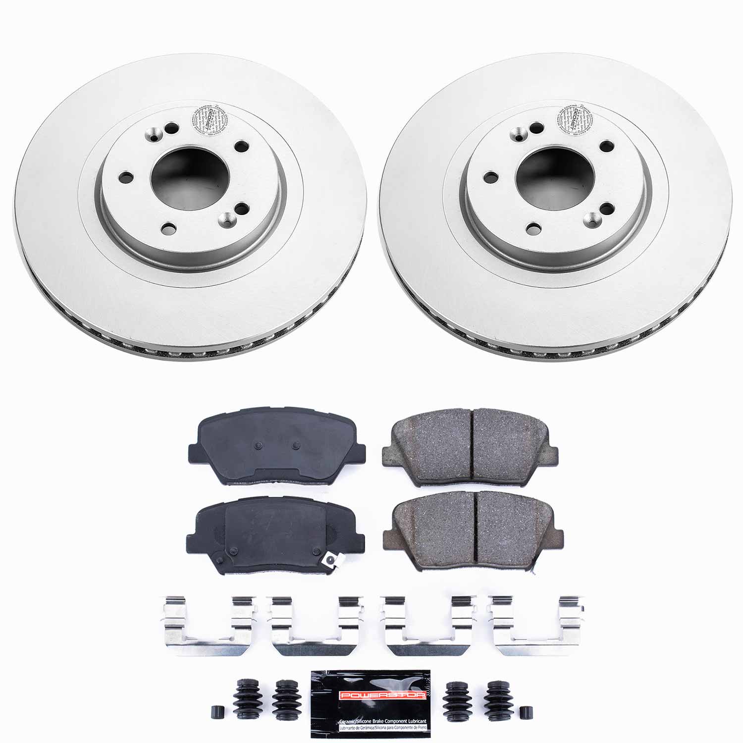 Z23 Daily Driver Carbon-Fiber Ceramic Brake Pad and Coated Rotor Kit