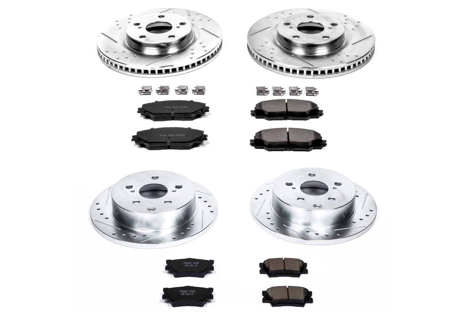 Z23 Daily Driver Carbon-Fiber Ceramic Brake Pad and Drilled & Slotted Rotor Kit