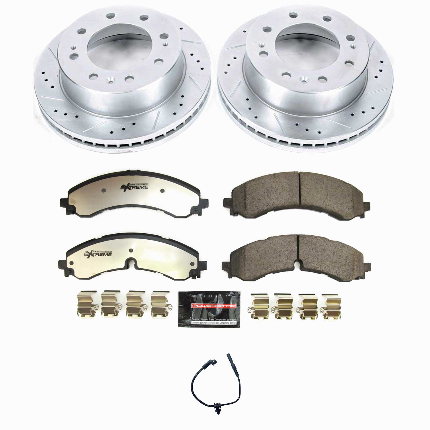 Z36 Truck and SUV Carbon-Fiber Ceramic Brake Pad and Drilled & Slotted Rotor Kit