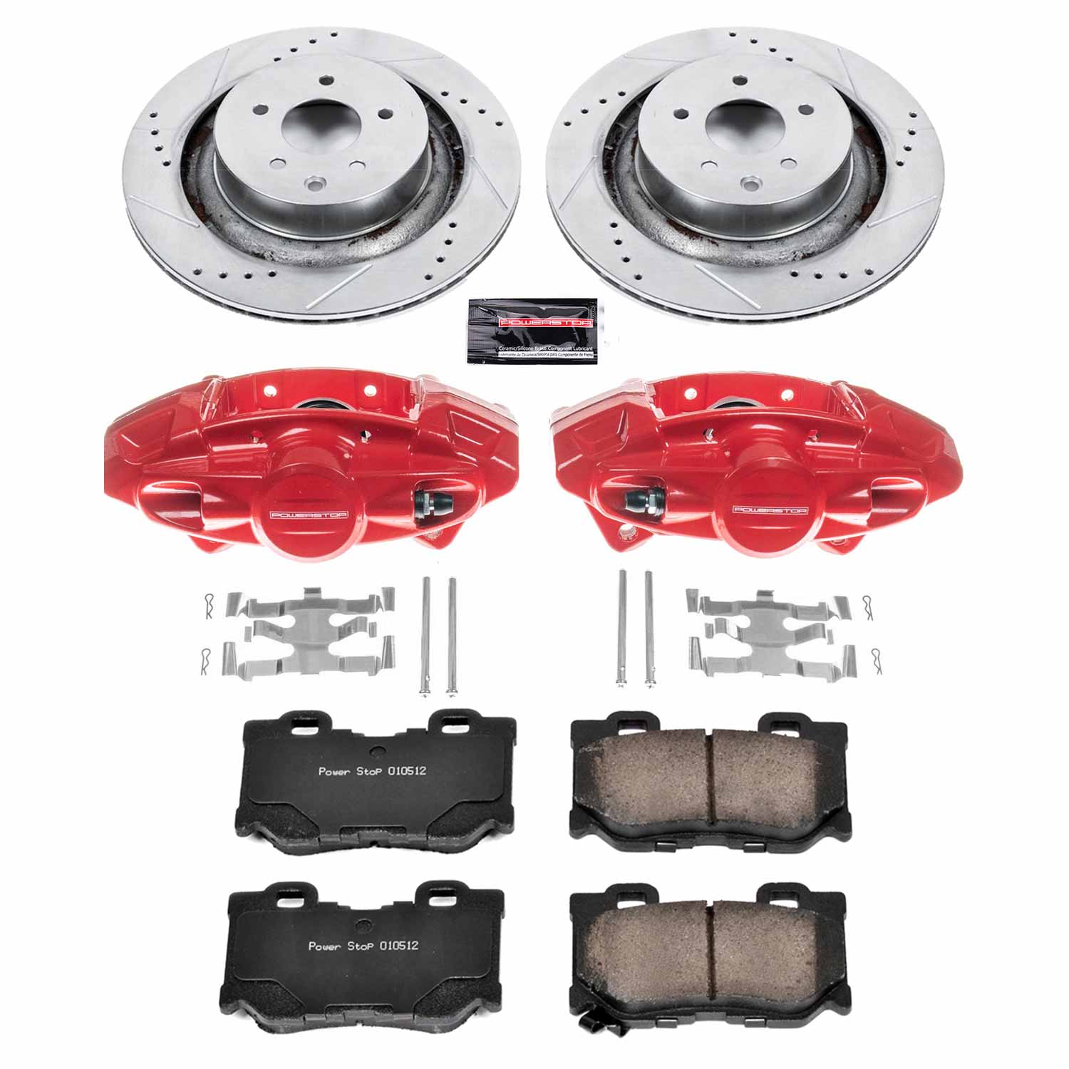 Z23 Daily Driver Carbon-Fiber Ceramic Pads Drilled & Slotted Rotor & Caliper Kit