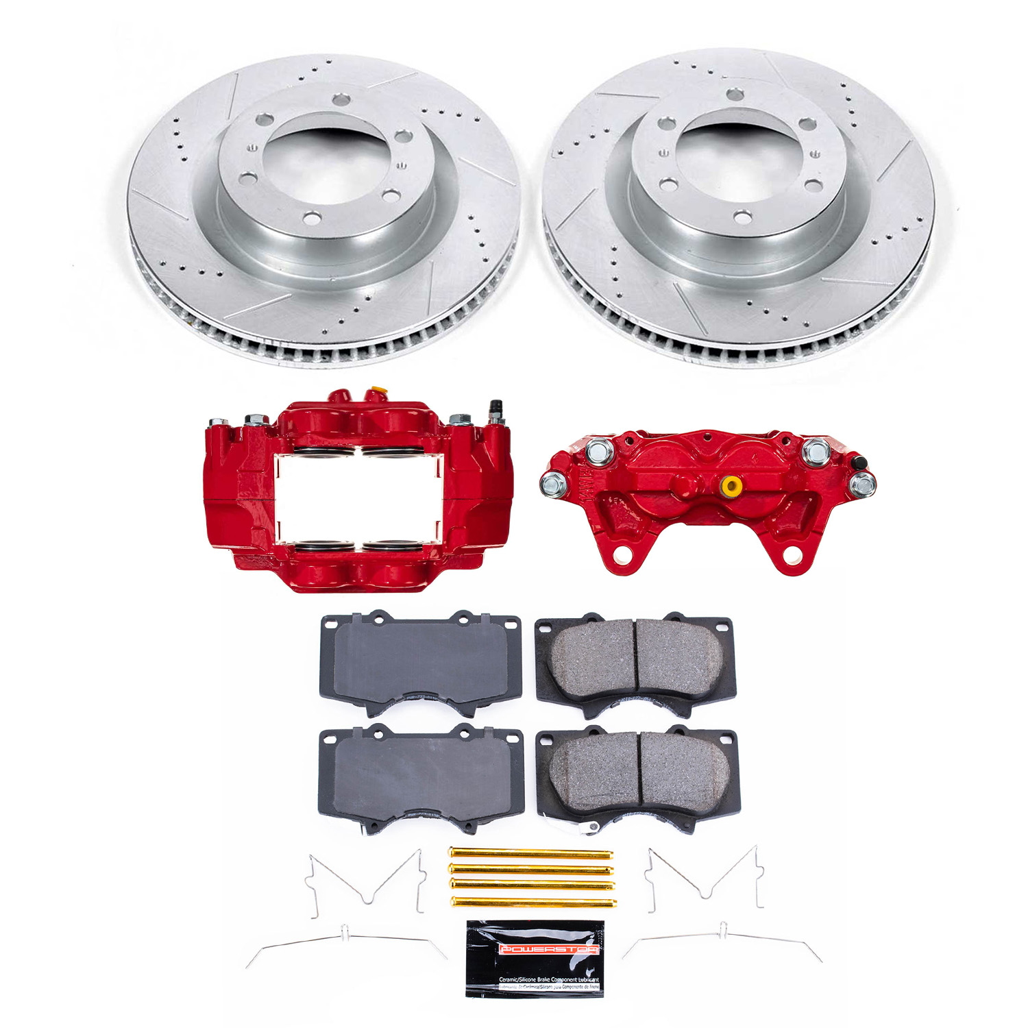 Z23 Daily Driver Carbon-Fiber Ceramic Pads Drilled & Slotted Rotor & Caliper Kit