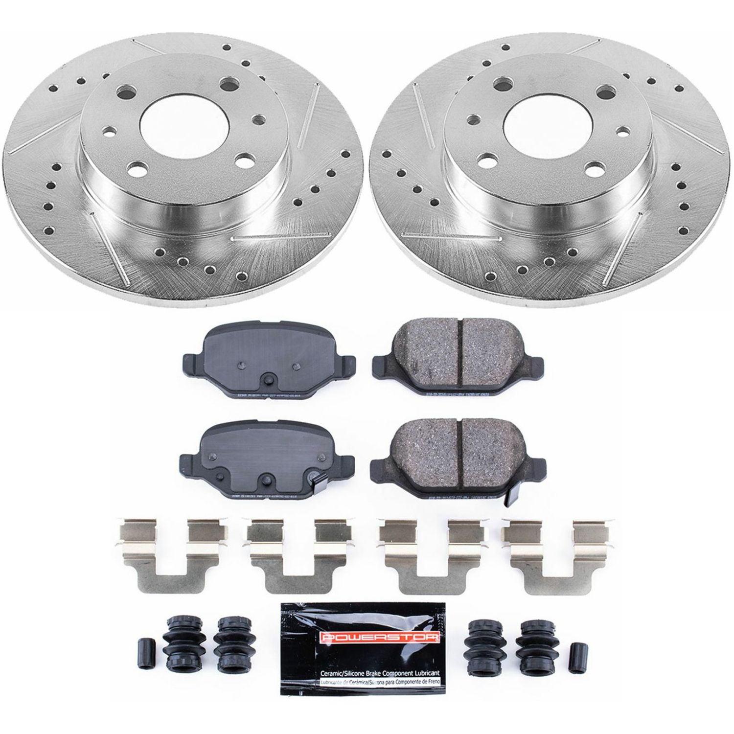 Z23 Daily Driver Carbon-Fiber Ceramic Brake Pad and Drilled & Slotted Rotor Kit