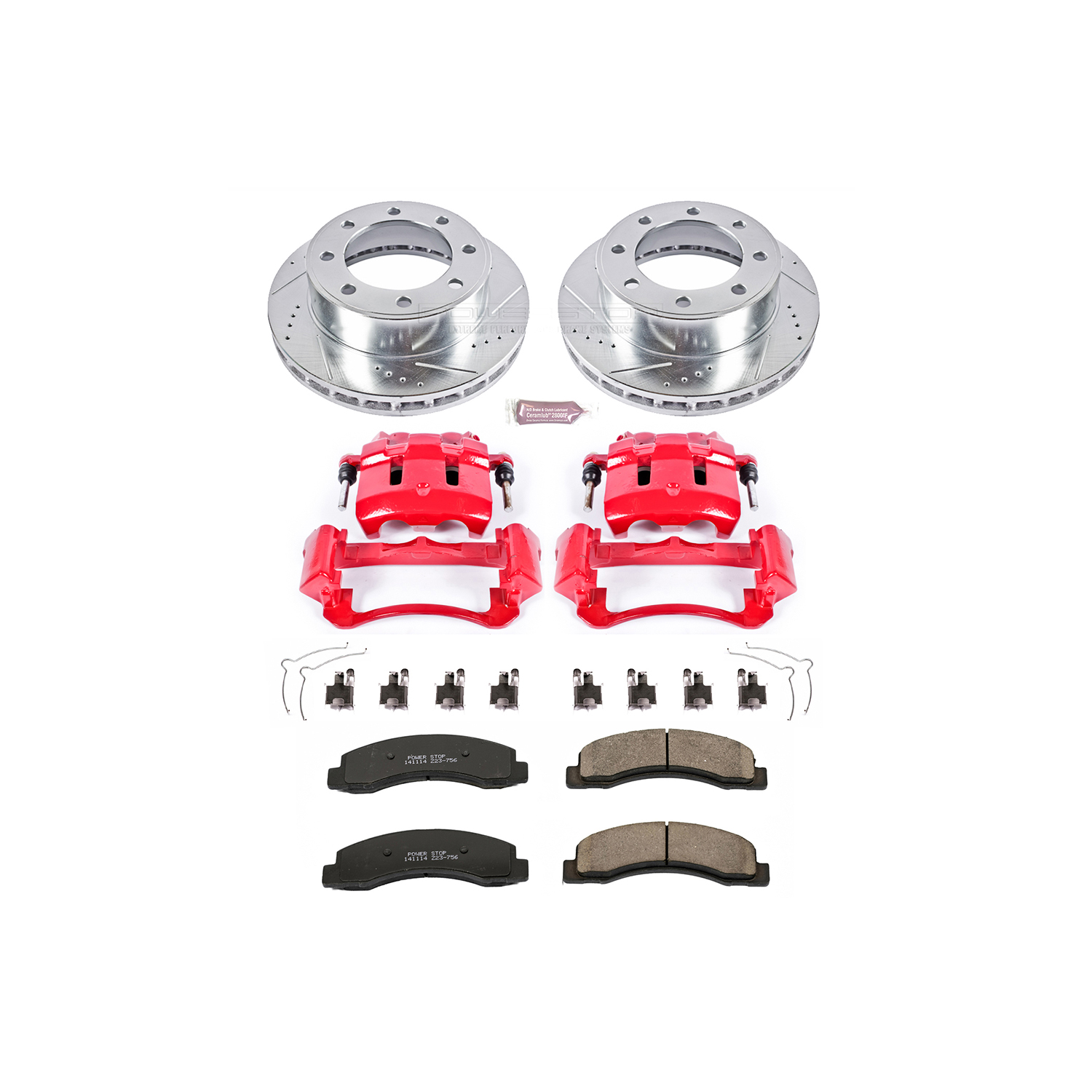 Z23 Daily Driver Carbon-Fiber Ceramic Pads Drilled & Slotted Rotor & Caliper Kit
