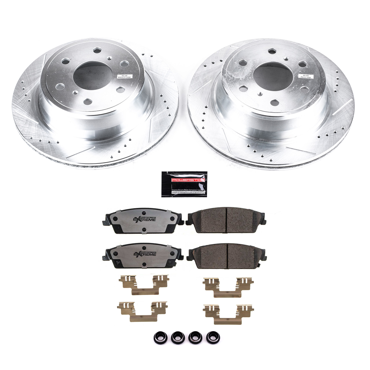 Z36 Truck and SUV Carbon-Fiber Ceramic Brake Pad and Drilled & Slotted Rotor Kit