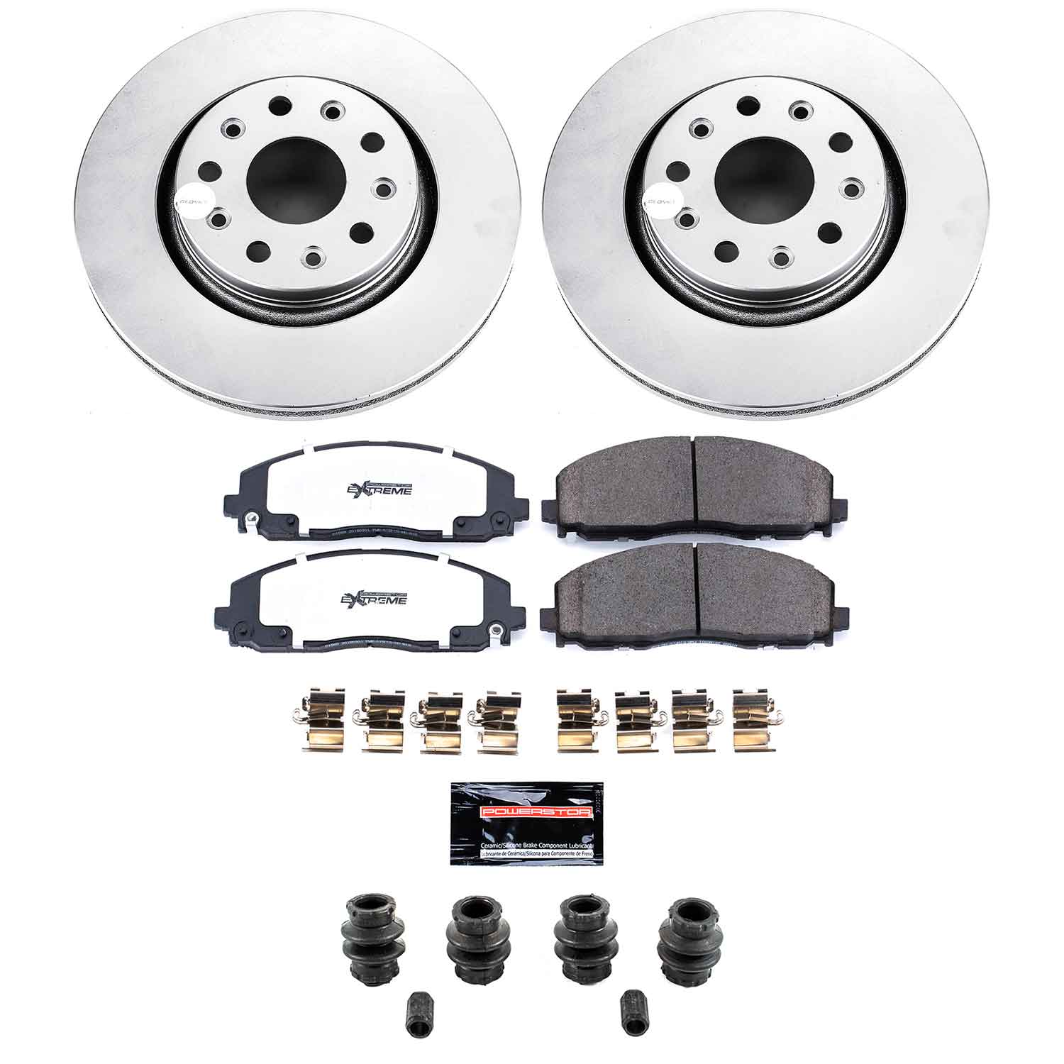 Z36 Truck & Tow Carbon-Fiber Ceramic Brake Pad and Coated Rotor Kit