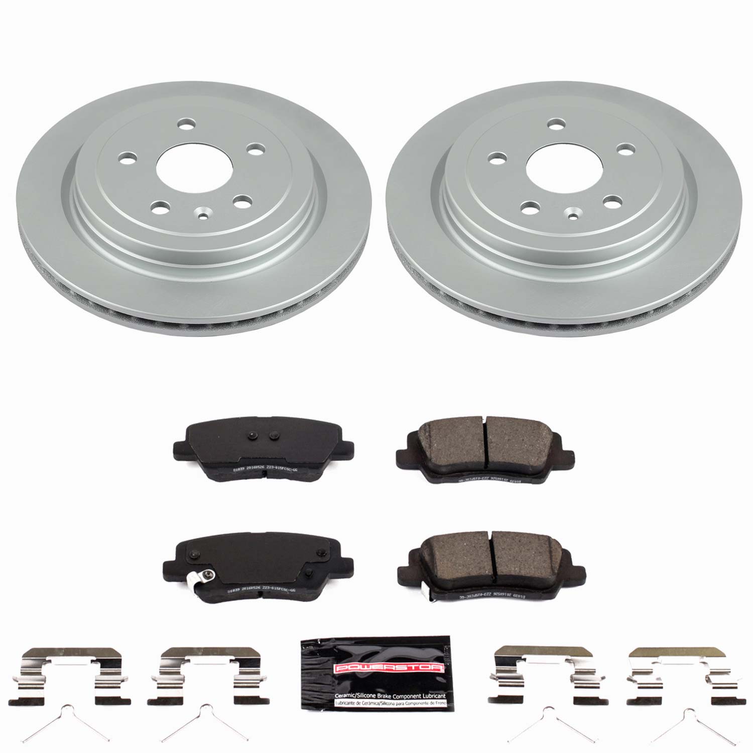 Z23 Daily Driver Carbon-Fiber Ceramic Brake Pad and Coated Rotor Kit