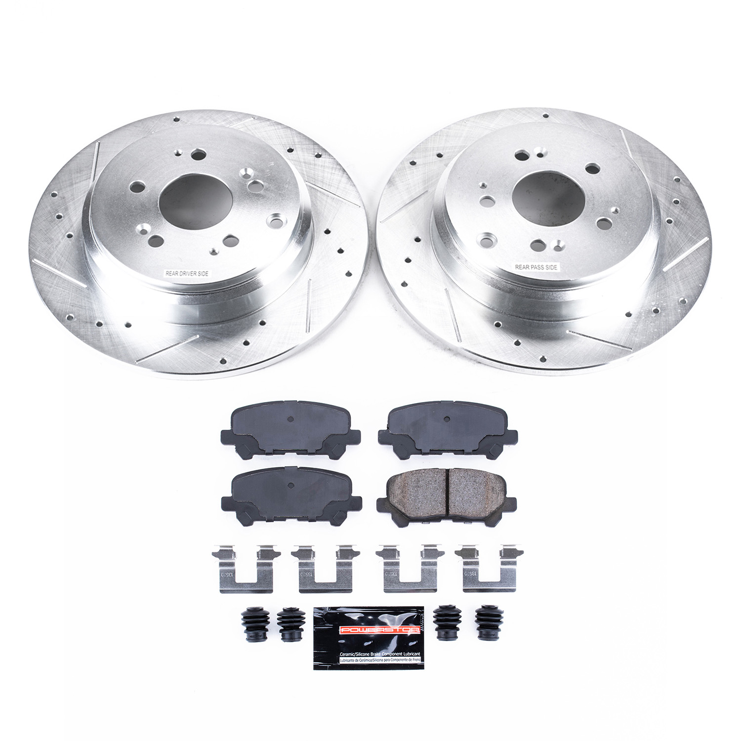 Z23 Daily Driver Carbon-Fiber Ceramic Brake Pad and Drilled & Slotted Rotor Kit