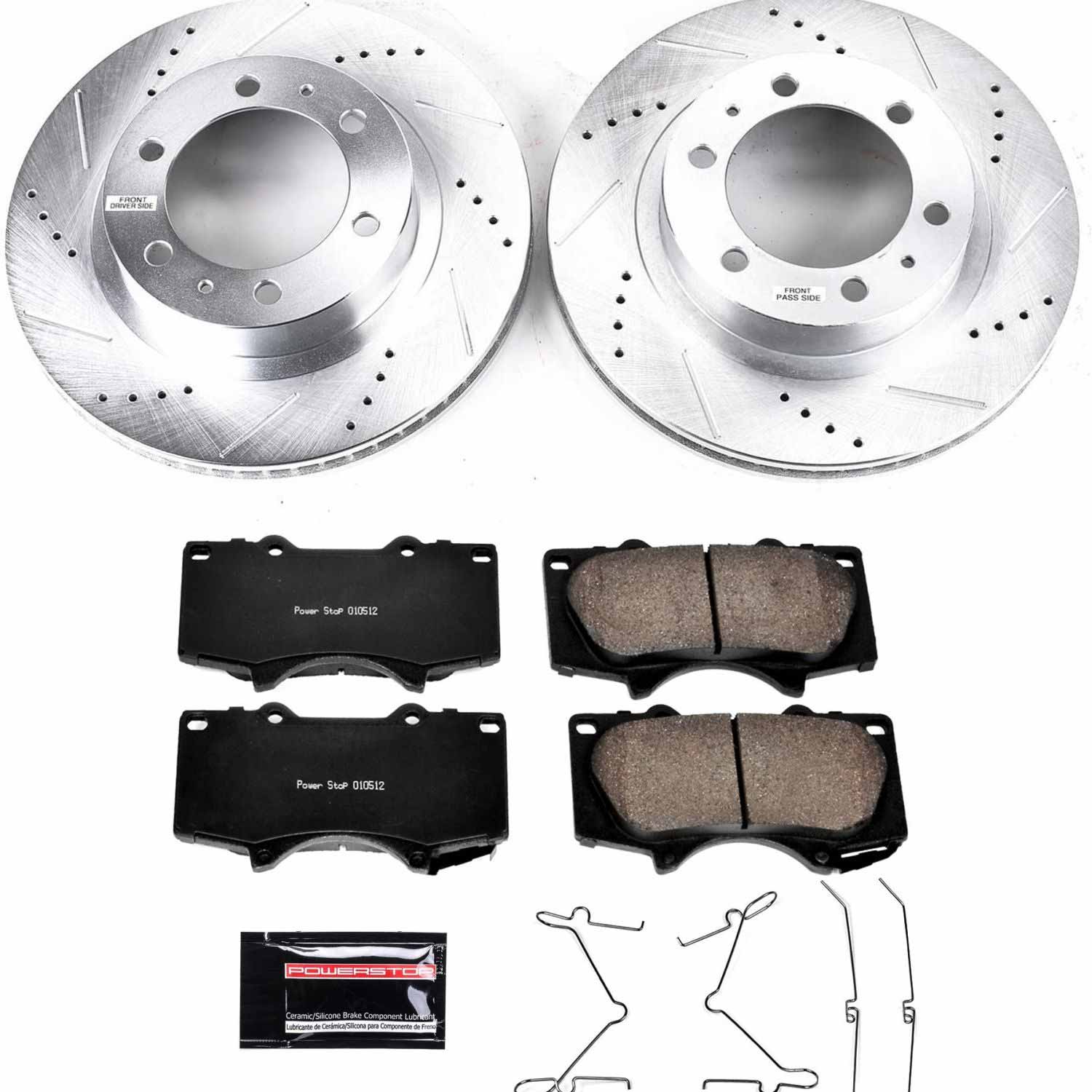 Z23 Daily Driver Carbon-Fiber Ceramic Brake Pad and Drilled & Slotted Rotor Kit