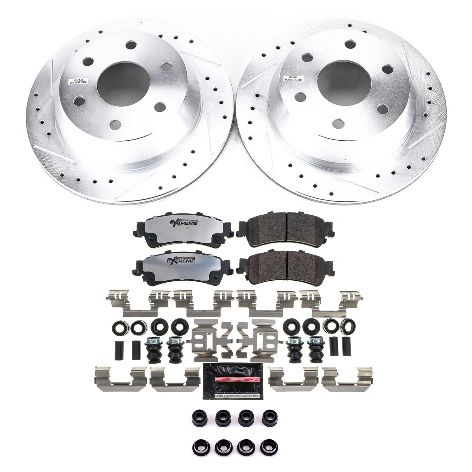 Z36 Truck and SUV Carbon-Fiber Ceramic Brake Pad and Drilled & Slotted Rotor Kit
