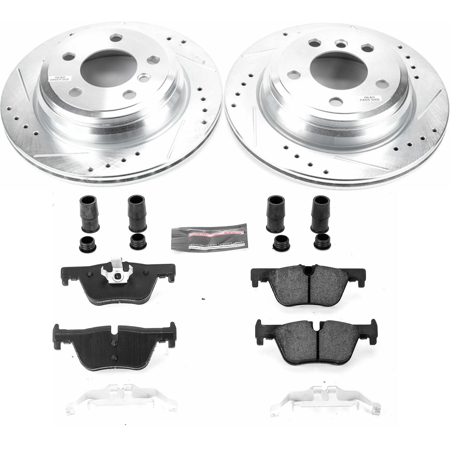 Z23 Daily Driver Carbon-Fiber Ceramic Brake Pad and Drilled & Slotted Rotor Kit
