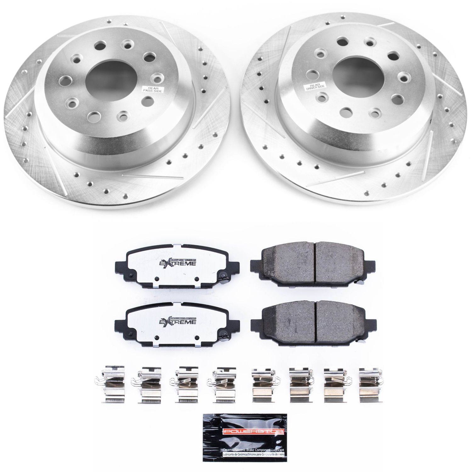 Z36 Truck and SUV Carbon-Fiber Ceramic Brake Pad and Drilled & Slotted Rotor Kit