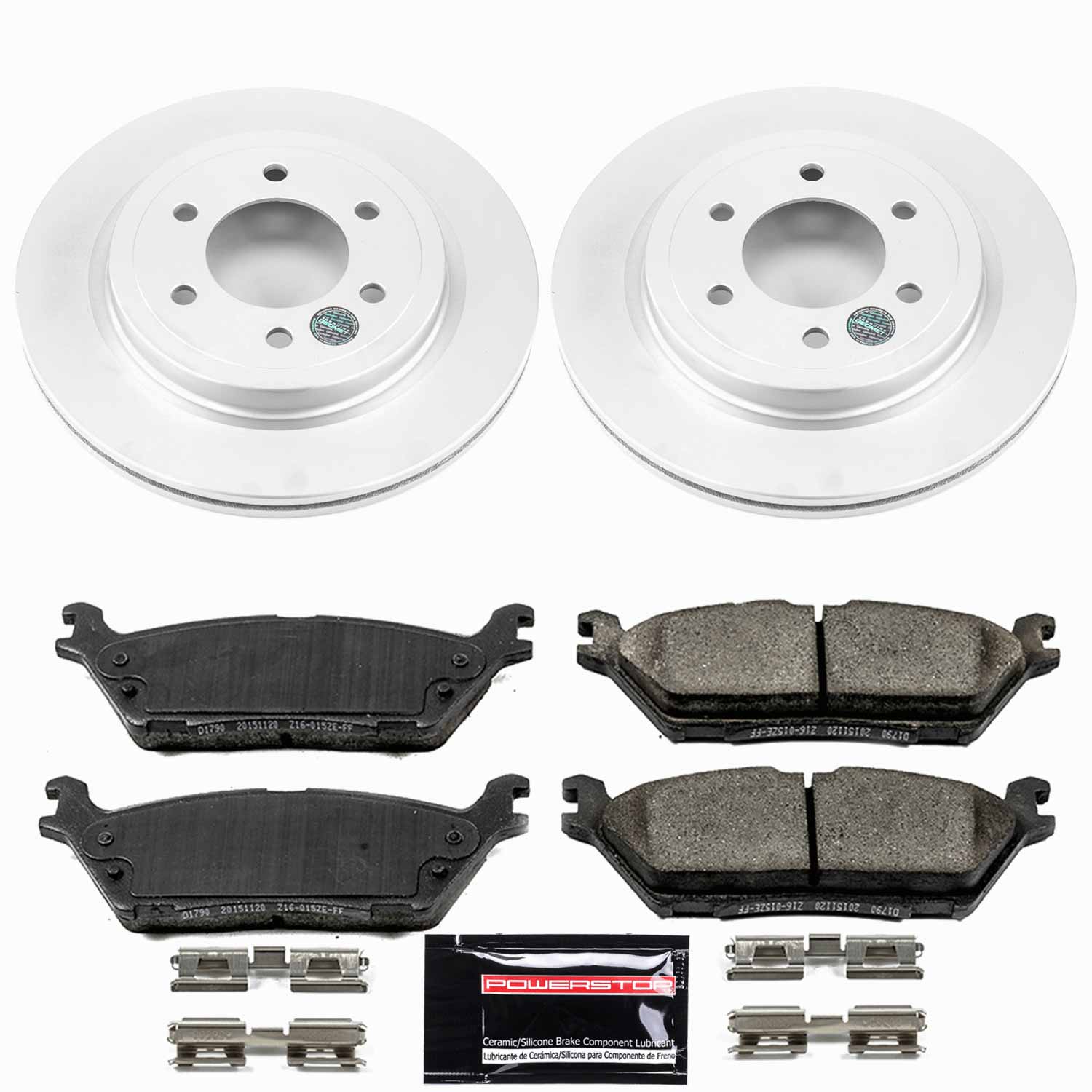 Z23 Daily Driver Carbon-Fiber Ceramic Brake Pad and Coated Rotor Kit