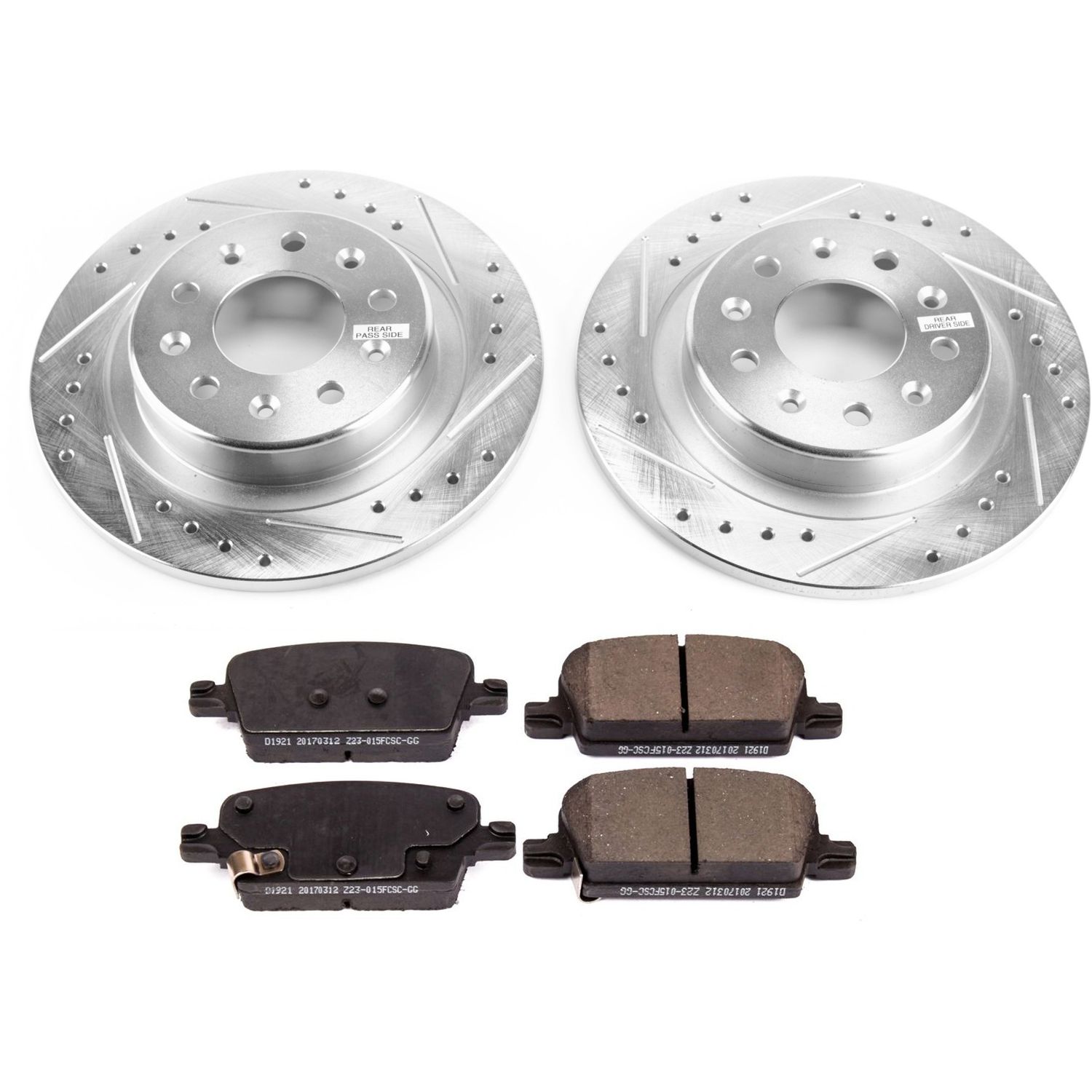 Z23 Daily Driver Carbon-Fiber Ceramic Brake Pad and Drilled & Slotted Rotor Kit